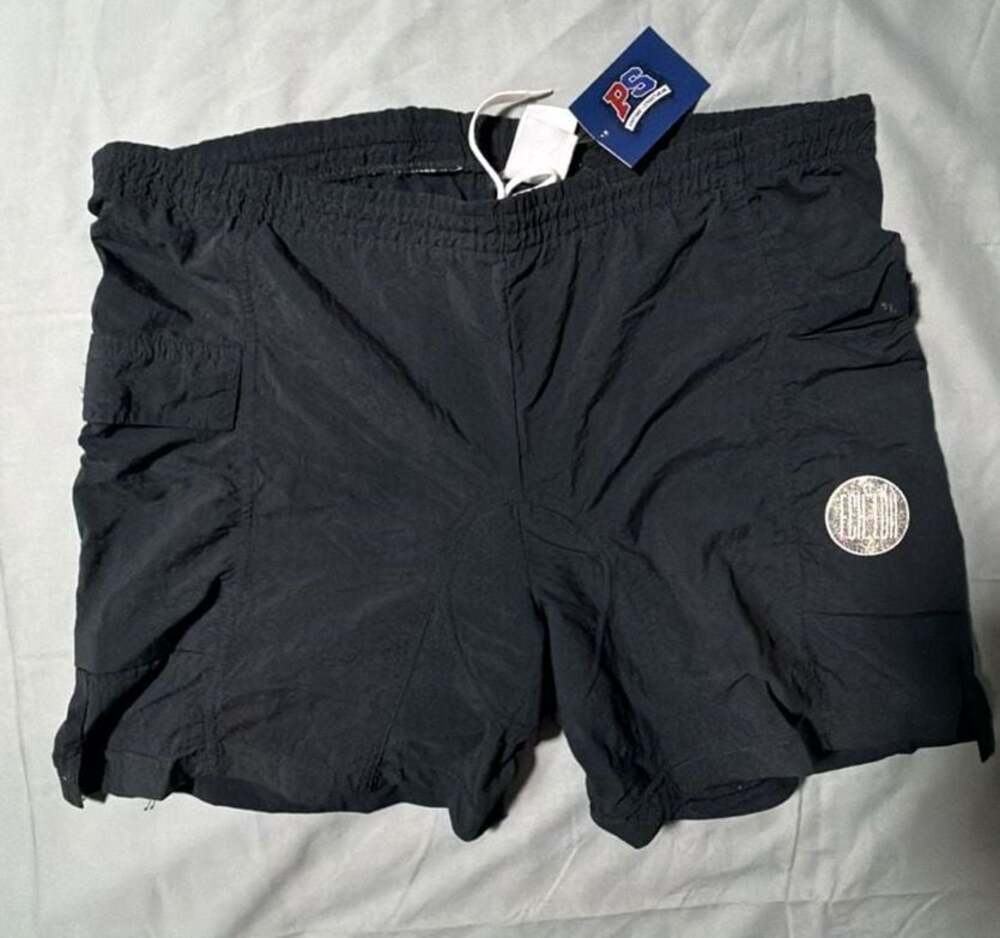Vintage Nike Echelon Nylon Athletic Shorts Black Size Medium